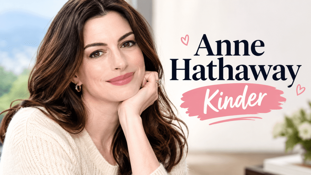 Anne Hathaway Kinder